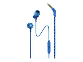 JBL LIVE 100 - Auriculares internos con micro - en oreja - cableado - conector de 3,5 mm - azul
