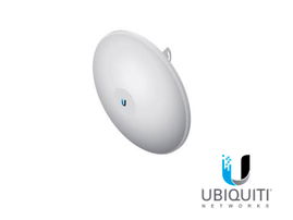 PowerBeam airMAX AC hasta 450 Mbps, frecuencia 5 GHz (5150 - 5875 MHz) con antena tipo plato de 27 dBi, radomo incluido