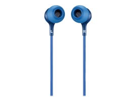 JBL LIVE 100 - Auriculares internos con micro - en oreja - cableado - conector de 3,5 mm - azul