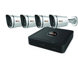 Nexxt Xpy 1280-HD - NVR + Cameras - 8CH 4CAM 720p POE