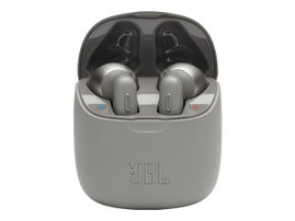 Audífonos Bluetooth  JBL T220TWS Plateados - 19 horas de reproducción combinada