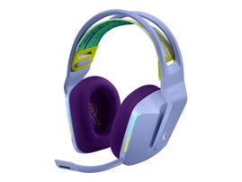 Logitech G733 LIGHTSPEED Wireless RGB Gaming Headset - Auricular - 7.1 canales - tamaño completo - 2,4 GHz - inalámbrico - lila Logitech G733 LIGHTSPEED Wireless RGB Gaming Headset - Auricular - 7.1 canales - tamaño completo - 2,4 GHz - inalámbrico - lila