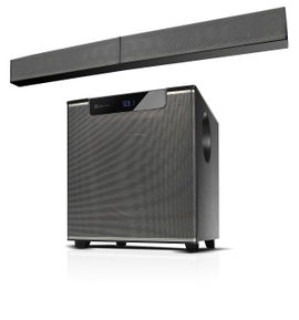 Klip Xtreme KSB-260 - Sound bar - Black & silver - Wireless 2.1 Optical Klip Xtreme KSB-260 - Sound bar - Black & silver - Wireless 2.1 Optical
