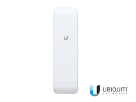 NanoStation airMAX M2 CPE,  hasta 150 Mbps, frecuencia 2 GHz (2412-2462 MHz) con antena integrada de 11 dBi