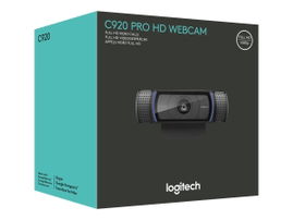 Logitech HD Pro Webcam C920 - Webcam - color - 1920 x 1080 - audio - USB 2.0 - H.264