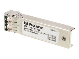 HPE X132 - Módulo de transceptor SFP+ - 10GbE - 10GBase-SR - LC/UPC multi modo - hasta 300 m - 850 nm - para HPE 6120, 6600; ProLiant DL360p Gen8; HPE Aruba 2930F 24, 2930F 48, 5406; CX 10000 HPE X132 - Módulo de transceptor SFP+ - 10GbE - 10GBase-SR - LC/UPC multi modo - hasta 300 m - 850 nm - para HPE 6120, 6600; ProLiant DL360p Gen8; HPE Aruba 2930F 24, 2930F 48, 5406; CX 10000