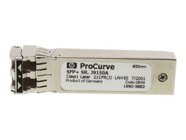 HPE X132 - Módulo de transceptor SFP+ - 10GbE - 10GBase-SR - LC/UPC multi modo - hasta 300 m - 850 nm - para HPE 6120, 6600; ProLiant DL360p Gen8; HPE Aruba 2930F 24, 2930F 48, 5406; CX 10000 HPE X132 - Módulo de transceptor SFP+ - 10GbE - 10GBase-SR - LC/UPC multi modo - hasta 300 m - 850 nm - para HPE 6120, 6600; ProLiant DL360p Gen8; HPE Aruba 2930F 24, 2930F 48, 5406; CX 10000
