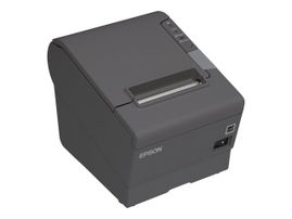 Epson TM T88V - Impresora de recibos - línea térmica - rollo 8 cm - hasta 300 mm/segundo - USB, serial - cortador - gris oscuro