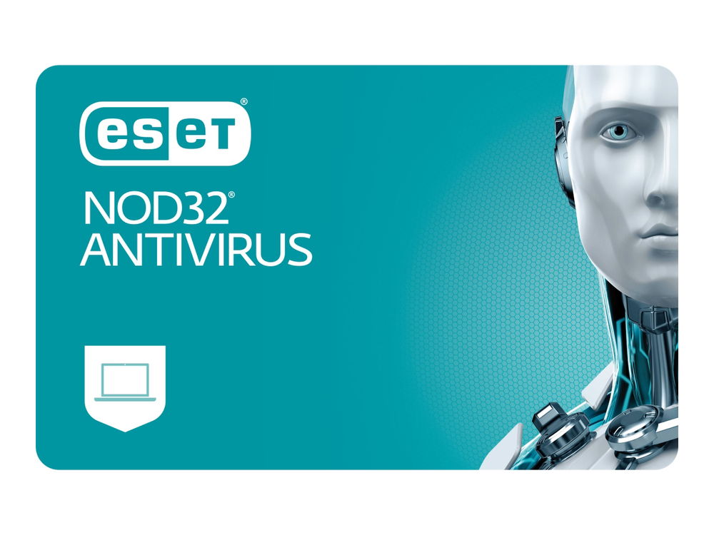 ESET NOD32 Antivirus ENABX-HP1-2P - v 1 - Box pack - DVD-ROM - 2 CPU - Spanish