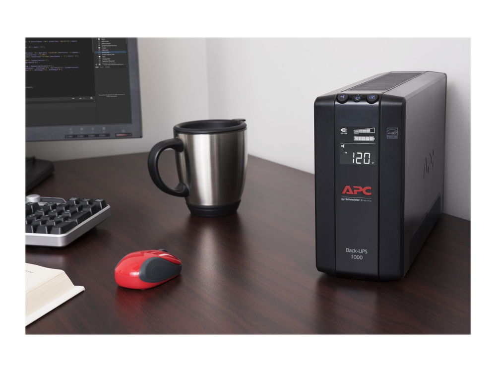 APC Back-UPS Pro BX1000M-LM60 - UPS - CA 120 V - 600 vatios - 1000 VA - USB - conectores de salida: 8 - negro
