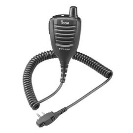 GPS Lapel Speaker Microphone with PTT, Noice Canceller and Plug Screw Connector. for Conventional / Analog & IDAS IC-F3101D/F3210 Series Portable Radios