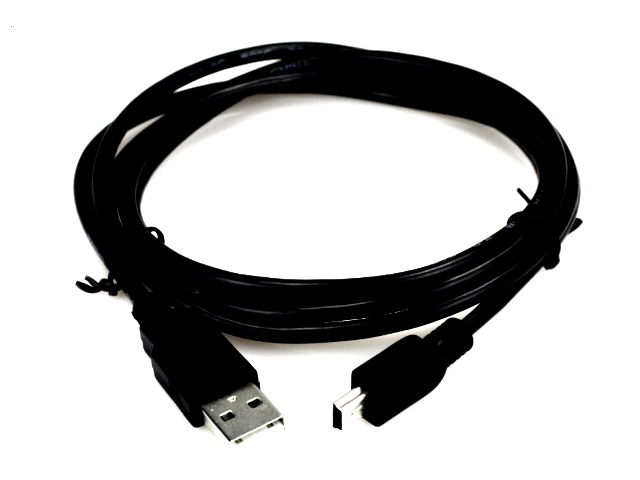 Xtech - USB cable - 4 pin USB Type A - 1.83 m - Black - to mini USB - camera