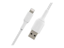 Belkin BoostCharge - Cable Lightning - Lightning macho a USB macho - 1 m - blanco