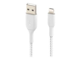 Belkin BoostCharge - Cable Lightning - Lightning macho a USB macho - 1 m - blanco