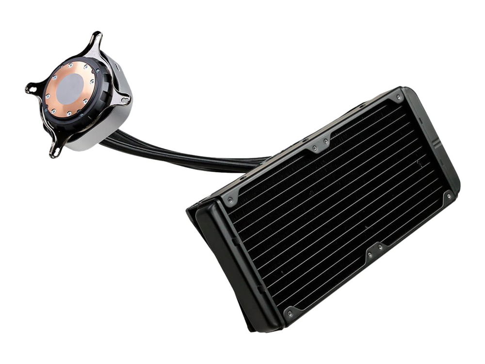 EVGA CLC 240 - Sistema de refrigeración líquida del procesador - (para: LGA1156, AM2, LGA1366, AM3, LGA1155, LGA2011, FM1, FM2, LGA1150, LGA2011-3, LGA1151, AM4, LGA2066, TR4) - cobre - 120 mm