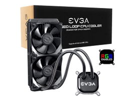EVGA CLC 240 - Sistema de refrigeración líquida del procesador - (para: LGA1156, AM2, LGA1366, AM3, LGA1155, LGA2011, FM1, FM2, LGA1150, LGA2011-3, LGA1151, AM4, LGA2066, TR4) - cobre - 120 mm