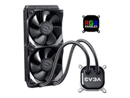 EVGA CLC 240 - Sistema de refrigeración líquida del procesador - (para: LGA1156, AM2, LGA1366, AM3, LGA1155, LGA2011, FM1, FM2, LGA1150, LGA2011-3, LGA1151, AM4, LGA2066, TR4) - cobre - 120 mm