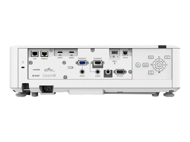 Epson PowerLite L610W - Proyector 3LCD - 6000 lúmenes (blanco) - 6000 lúmenes (color) - WXGA (1280 x 800) - 16:10 - 720p - LAN - Epson Brighter Futures Education Program
