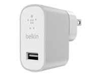 Belkin Cargador doméstico - Adaptador de corriente - 2.4 A (USB) - plata