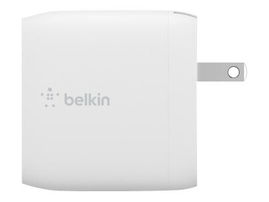 Belkin - Adaptador de corriente - 24 vatios - 4.8 A - 2 conectores de salida (USB) - blanco