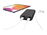 Belkin - Cargador portátil - 20000 mAh - 3 conectores de salida (USB, 24 pin USB-C) - en el cable: USB, USB-C - negro