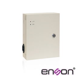 FUENTE DE PODER TIPO CAJA ENSON PSB-1209 12VDC 10A 9 CANALES DE 1.1A CADA UNO IDEAL PARA CCTV Y CONTROL DE ACCESO