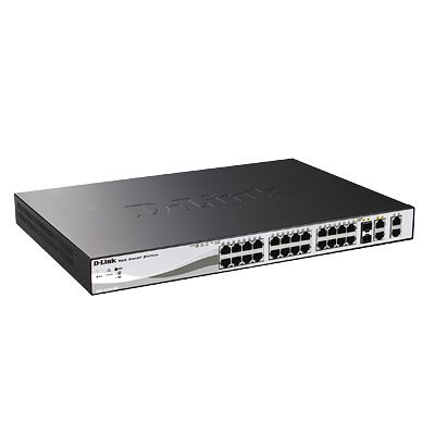 PoE Fast Ethernet Switch Layer 2 Manage 28-Port Gigabit / SFP Optical Fiber