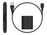 mophie Charge Stream Pad+ - Base de carga inalámbrica + adaptador de corriente CA - 10 vatios - Apple Fast Charge, FC - negro