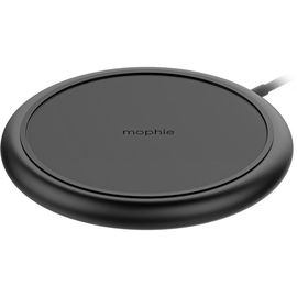 mophie Charge Stream Pad+ - Base de carga inalámbrica + adaptador de corriente CA - 10 vatios - Apple Fast Charge, FC - negro