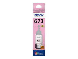 Epson T673 - Magenta claro - original - recarga de tinta - para Epson L1800, L800, L805, L810, L850; EcoTank L1800