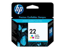 HP 22 - 5 ml - color (cian, magenta, amarillo) - original - cartucho de tinta - para Deskjet F2185, F2187, F2210, F2235, F2240, F2275, F2280, F2290, F375, F4175, F4190, F4194