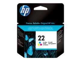 HP 22 - 5 ml - color (cian, magenta, amarillo) - original - cartucho de tinta - para Deskjet F2185, F2187, F2210, F2235, F2240, F2275, F2280, F2290, F375, F4175, F4190, F4194