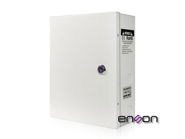 FUENTE DE PODER TIPO CAJA ENSON PSB-1209BACKUP 12VDC 5A 9 CANALES DE 0.55A CADA UNO Y SOPORTE DE BATERIA DE RESPALDO (NO INCLUYE BATERIA) IDEAL PARA CCTV Y CONTROL DE ACCESO, BATERIAS COMPATIBLES BT412/BT712/BT912