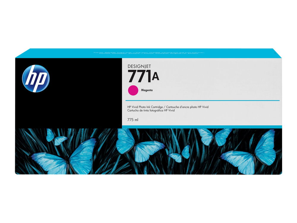 HP 771A - 775 ml - magenta - original - DesignJet - cartucho de tinta - para DesignJet Z6200, Z6600, Z6610, Z6800, Z6810