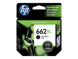 HP 662XL - Alto rendimiento - negro - original - Ink Advantage - cartucho de tinta - para Deskjet 1516, Ink Advantage 15XX, Ink Advantage 35XX, Ink Advantage 4645