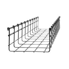 Charola tipo malla 116/200 mm, con acabado Electro Zinc, hasta 369 cables Cat6 tramo 3 m Charola tipo malla 116/200 mm, con acabado Electro Zinc, hasta 369 cables Cat6 tramo 3 m