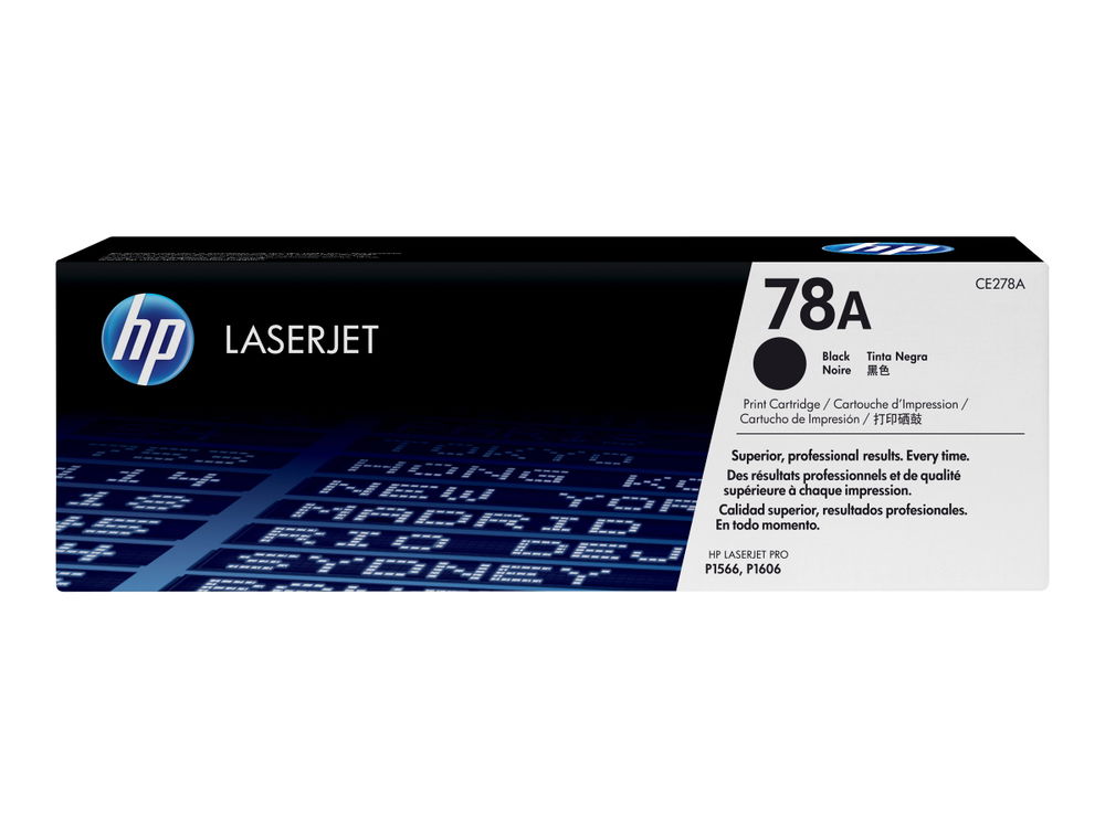 HP 78A - Paquete de 2 - negro - original - LaserJet - cartucho de tóner (CE278AD) - para LaserJet Pro M1536dnf, P1566, P1606DN