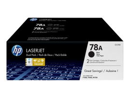 HP 78A - Paquete de 2 - negro - original - LaserJet - cartucho de tóner (CE278AD) - para LaserJet Pro M1536dnf, P1566, P1606DN