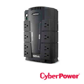 UPS de 425 VA/255 W, Topología Standby, Entrada 120 Vca NEMA 5-15P, Tipo Gabinete Compacto, Con 8 Tomas NEMA 5-15R