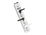 Tripp Lite Safe-IT Power Strip Hospital Medical Antimicrobial 120V 5-15R-HG 6 Outlet 6' Cord Metal - Unidad de distribución de alimentación - 15 A - CA 120 V - input: NEMA 5-15 - conectores de salida: 6 (NEMA 5-15) - 1.82 m cable - blanco