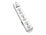Tripp Lite Safe-IT Power Strip Hospital Medical Antimicrobial 120V 5-15R-HG 6 Outlet 6' Cord Metal - Unidad de distribución de alimentación - 15 A - CA 120 V - input: NEMA 5-15 - conectores de salida: 6 (NEMA 5-15) - 1.82 m cable - blanco