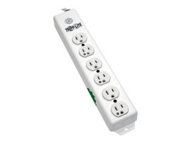 Tripp Lite Safe-IT Power Strip Hospital Medical Antimicrobial 120V 5-15R-HG 6 Outlet 6' Cord Metal - Unidad de distribución de alimentación - 15 A - CA 120 V - input: NEMA 5-15 - conectores de salida: 6 (NEMA 5-15) - 1.82 m cable - blanco Tripp Lite Safe-IT Power Strip Hospital Medical Antimicrobial 120V 5-15R-HG 6 Outlet 6' Cord Metal - Unidad de distribución de alimentación - 15 A - CA 120 V - input: NEMA 5-15 - conectores de salida: 6 (NEMA 5-15) - 1.82 m cable - blanco