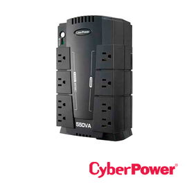UPS de 550 VA/330 W, Topología Standby, Entrada 120 Vca NEMA 5-15P, Tipo Gabinete Compacto, Con 8 Tomas NEMA 5-15R