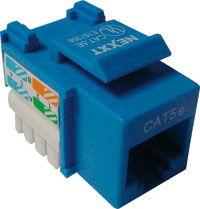 Nexxt - Terminación Modular - RJ45 - Cat5e  - Azul