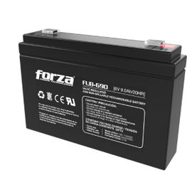 Forza FUB-690 - Battery - DC 6V - 9 Ah - batería VRLA - Batería recargable que se puede montar en cualquier orientación y no requiere mantenimiento. Forza FUB-690 - Battery - DC 6V - 9 Ah - batería VRLA - Batería recargable que se puede montar en cualquier orientación y no requiere mantenimiento.