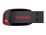 SanDisk Cruzer Blade - Unidad flash USB - 32 GB - USB 2.0 - rojo, negro elegante