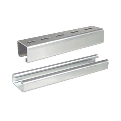 Unicanal liso 4x2, 3000 mm, con acabado ElectroZinc Unicanal liso 4x2, 3000 mm, con acabado ElectroZinc