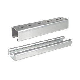 Unicanal liso 4x2, 3000 mm, con acabado ElectroZinc Unicanal liso 4x2, 3000 mm, con acabado ElectroZinc