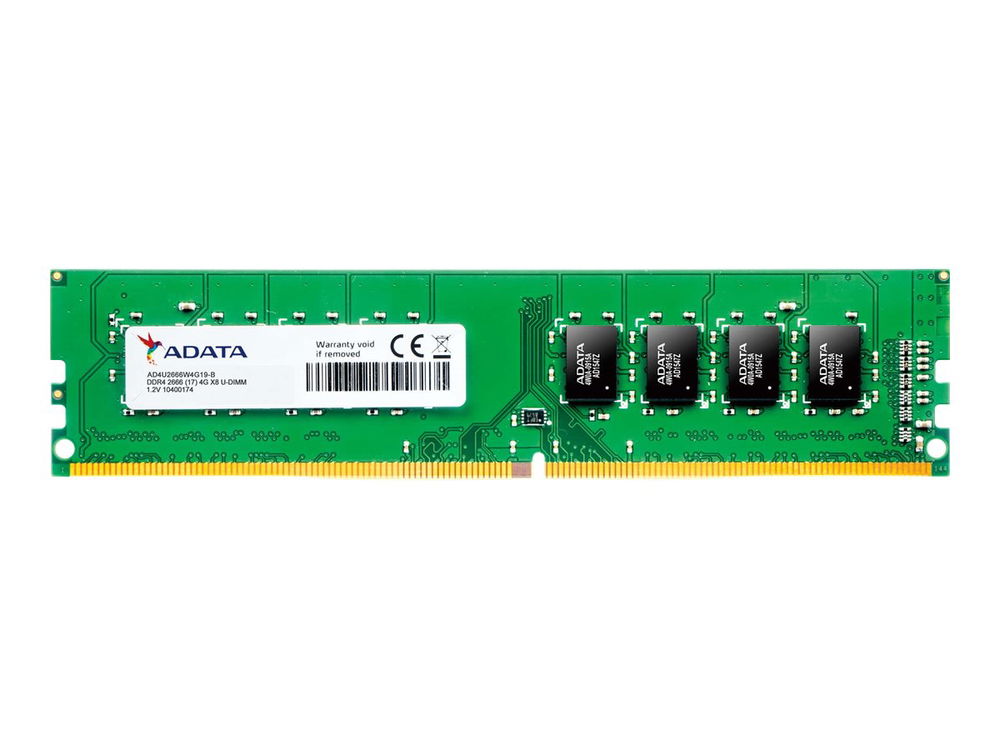 ADATA Premier Series - DDR4 - módulo - 8 GB - DIMM de 288 contactos - 2666 MHz / PC4-21300 - CL19 - 1.2 V - sin búfer - no ECC