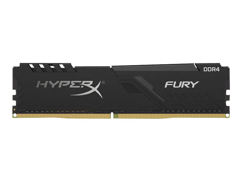 HyperX FURY - DDR4 - módulo - 8 GB - DIMM de 288 espigas - 3200 MHz / PC4-25600 - CL16 - 1.35 V - sin búfer - no ECC - negro
